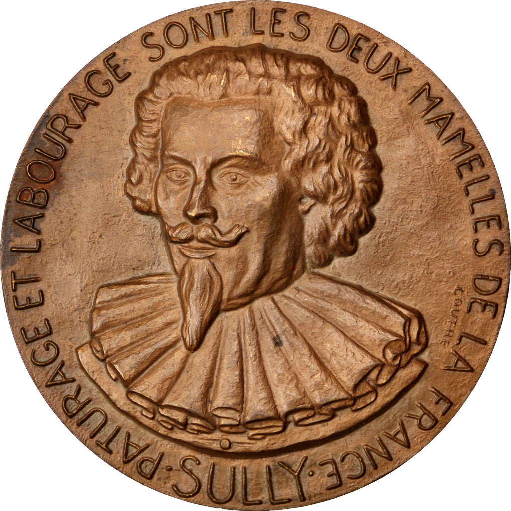Frankrijk, Medaille, French Fifth Republic, Bronzen, Coutré, PR