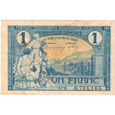 France, NORD-PAS DE CALAIS, 1 Franc, 1918-1925, VF(20-25), Pirot:94-5