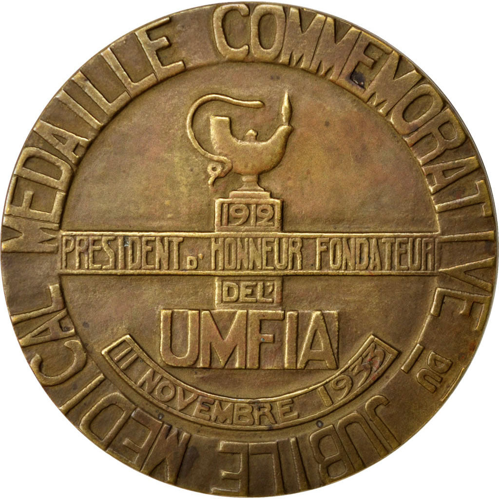 Frankreich, Medaille, French Third Republic, 1933, Bronze, VZ