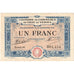 Francia, Gray et Vesoul, 1 Franc, 1919, BB+, Pirot:62-13