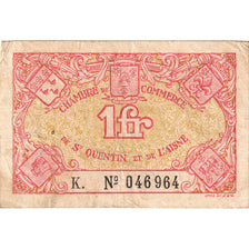 France, Saint-Quentin, 1 Franc, VF(30-35), Pirot:116-3