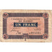 Francia, Nancy, 1 Franc, 1921, BC, Pirot:87-49