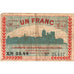 France, Béziers, 1 Franc, 1920, VF(20-25), Pirot:27-30