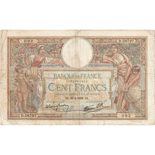 Francja, 100 Francs, Luc Olivier Merson, 1938, D.58797, VG(8-10), Fayette:25.12