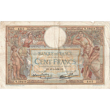 France, 100 Francs, Luc Olivier Merson, 1938, N.59418, F(12-15), Fayette:25.20