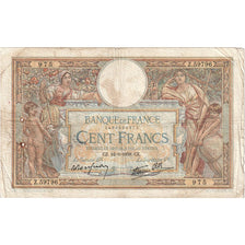 France, 100 Francs, Luc Olivier Merson, 1938, Z.59796, TB, Fayette:25.23, KM:86b