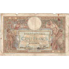 Francja, 100 Francs, Luc Olivier Merson, 1938, W.62225, VG(8-10), Fayette:25.34