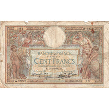 France, 100 Francs, Luc Olivier Merson, 1938, W.62225, B, Fayette:25.34, KM:86b
