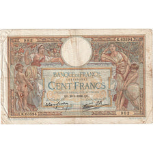 Francja, 100 Francs, Luc Olivier Merson, 1939, K.63594, F(12-15), Fayette:25.40