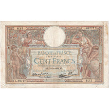 France, 100 Francs, Luc Olivier Merson, 1939, L.66727, VF(20-25), Fayette:25.47