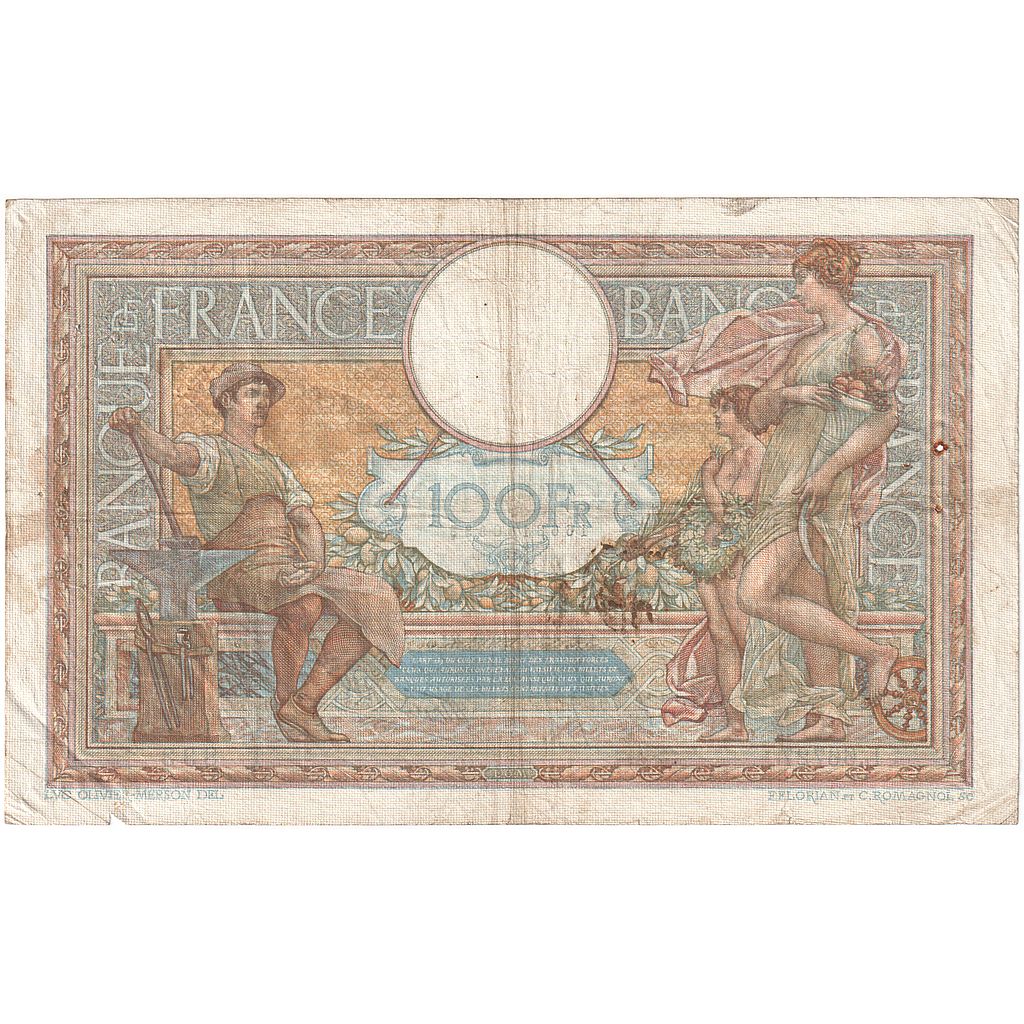 Frankrijk, 100 Francs, Luc Olivier Merson, 1939, L.66727, TB, Fayette:25.47