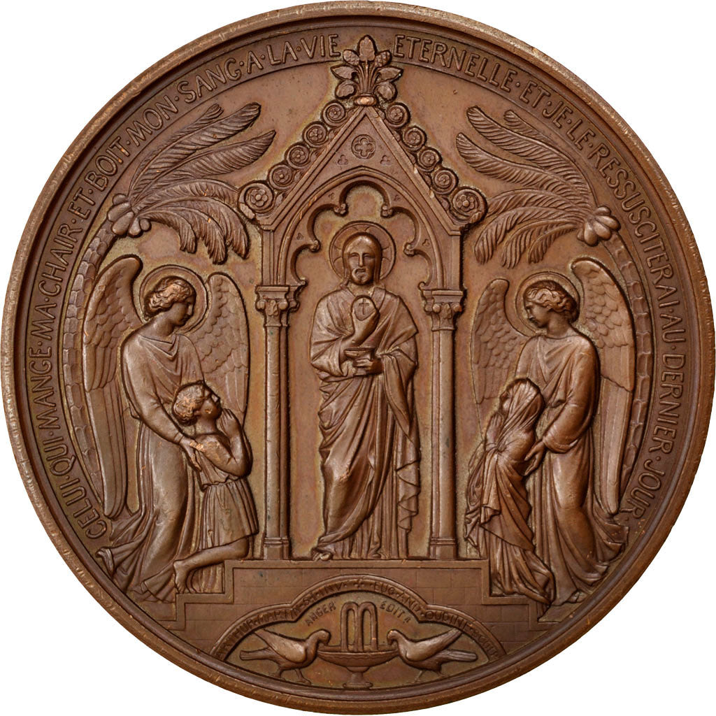 Frankreich, Medaille, French Third Republic, 1879, Kupfer, VZ