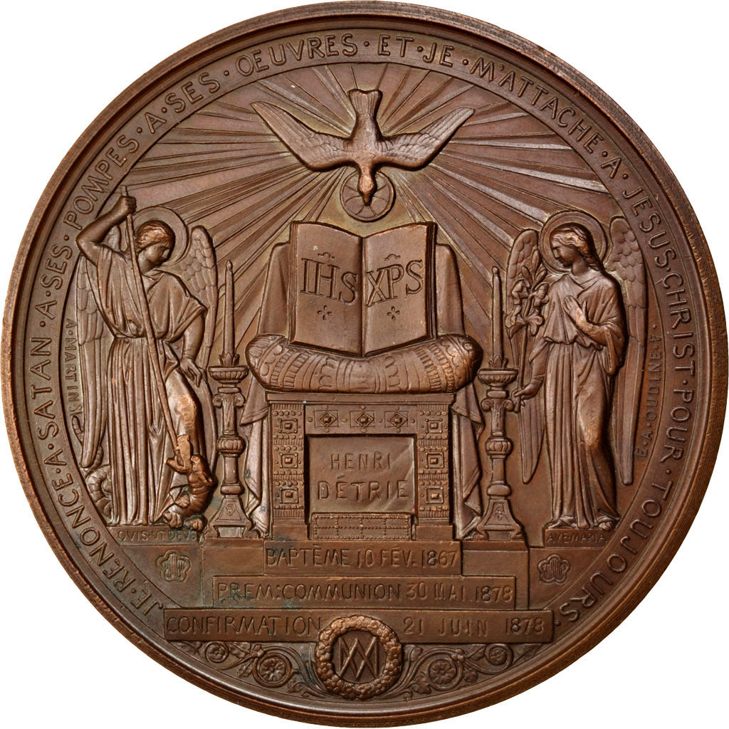Frankreich, Medaille, French Third Republic, 1879, Kupfer, VZ
