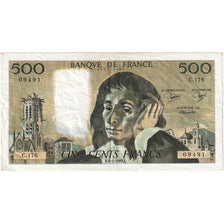 Francia, 500 Francs, Pascal, 1983, C.176, BB, Fayette:71.28, KM:156e