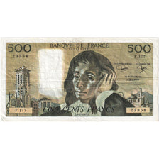 France, 500 Francs, Pascal, 1983, F.177, TTB, Fayette:71.28, KM:156e
