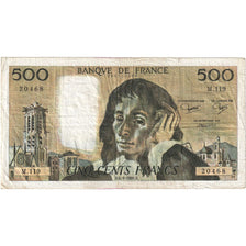 Frankreich, 500 Francs, Pascal, 1980, M.119, S+, Fayette:71.22, KM:156e