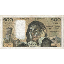 Frankreich, 500 Francs, Pascal, 1981, A.131, S+, Fayette:71.23, KM:156e