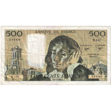 França, 500 Francs, Pascal, 1982, R.151, VF(30-35), Fayette:71.26, KM:156e