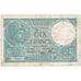 Francia, 10 Francs, Minerve, 1939, N.70304, BC, Fayette:07.04, KM:84