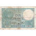 Francia, 10 Francs, Minerve, 1940, Y.76611, MB, Fayette:07.25, KM:84