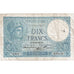 França, 10 Francs, Minerve, 1940, Y.78138, VF(30-35), Fayette:07.18, KM:84