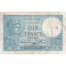 Francia, 10 Francs, Minerve, 1940, Y.78138, MB+, Fayette:07.18, KM:84