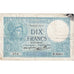 Francia, 10 Francs, Minerve, 1941, W.83411, MB, Fayette:07.27, KM:84