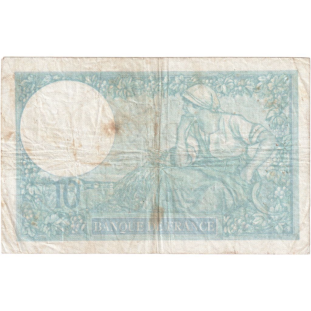 Francia, 10 Francs, Minerve, 1941, V.84508, MB+, Fayette:07.29, KM:84