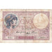 Francia, 5 Francs, Violet, 1939, S.59961, MB, Fayette:04.04, KM:83