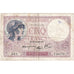 France, 5 Francs, Violet, 1939, P.63175, VF(30-35), Fayette:04.10, KM:83