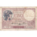 France, 5 Francs, Violet, 1939, E.64223, TTB, Fayette:04.11, KM:83