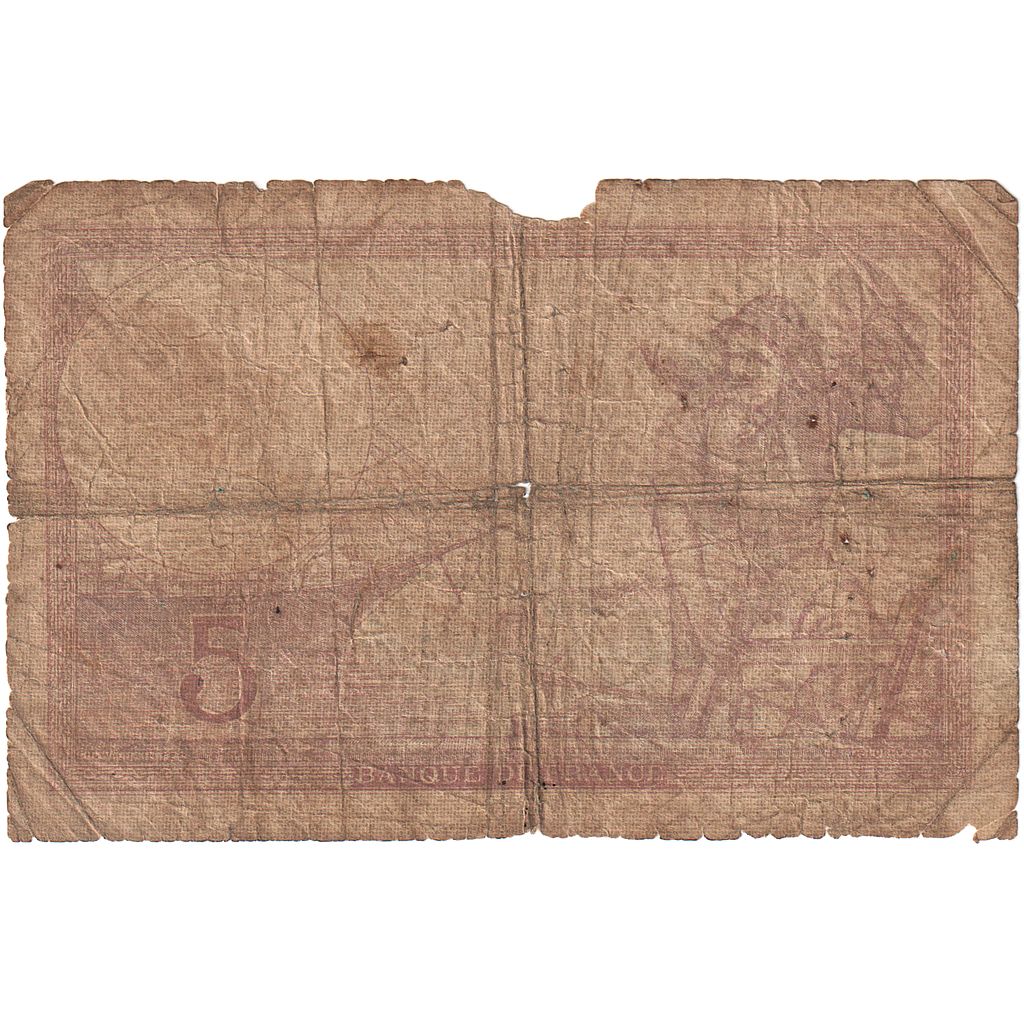 Frankreich, 5 Francs, Violet, 1939, P.64412, SGE, Fayette:04.12, KM:83