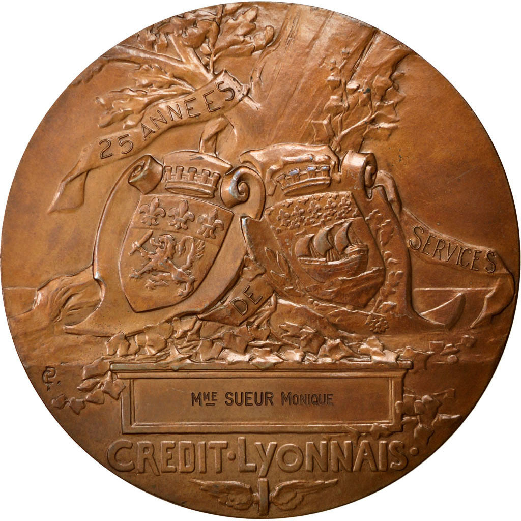 France, Médaille, French Fifth Republic, 1983, Bronze, Pillet, SUP
