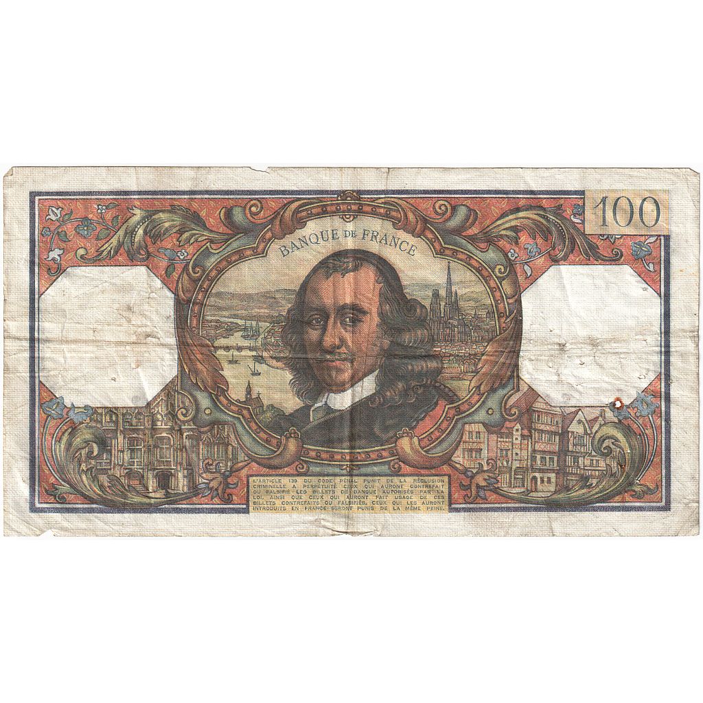 Frankreich, 100 Francs, Corneille, 1973, V.699, S, Fayette:65.41, KM:149d