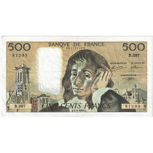 Frankrijk, 500 Francs, Pascal, 1993, B.397, TTB+, Fayette:71.51, KM:156i