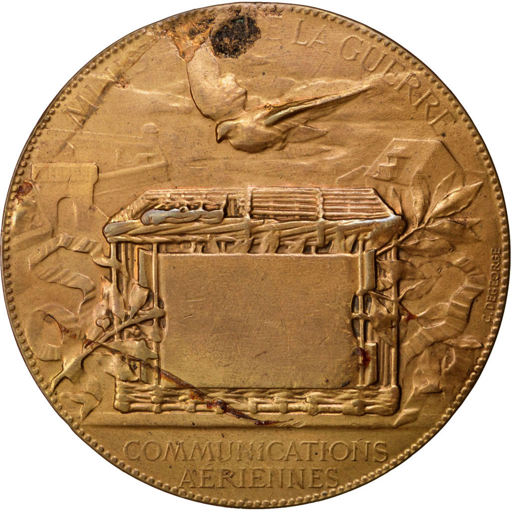 Frankrijk, Medaille, Government of National Defense, 1871, Bronzen, ZF
