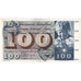 Banconote, Svizzera, 100 Franken, 1973, 1973-03-07, KM:49o, BB+