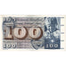 Banconote, Svizzera, 100 Franken, 1973, 1973-03-07, KM:49o, BB+