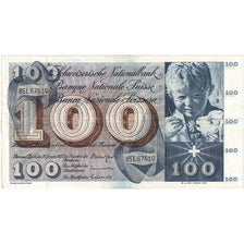 Billet, Suisse, 100 Franken, 1972, 1972-01-24, KM:49n, TTB