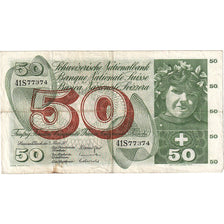 Banconote, Svizzera, 50 Franken, 1973, 1973-03-07, KM:48m, MB
