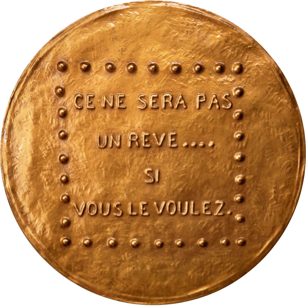 Frankreich, Medaille, French Third Republic, 1980, Bronze, Lay, VZ