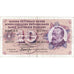 Banconote, Svizzera, 10 Franken, 1973, 1973-03-07, KM:45s, MB+