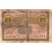 Francia, Toulon, 25 Centimes, 1922, MB, Pirot:121-34