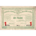 França, Boulogne-sur-Mer, 1 Franc, 1914, EF(40-45), Pirot:031.12