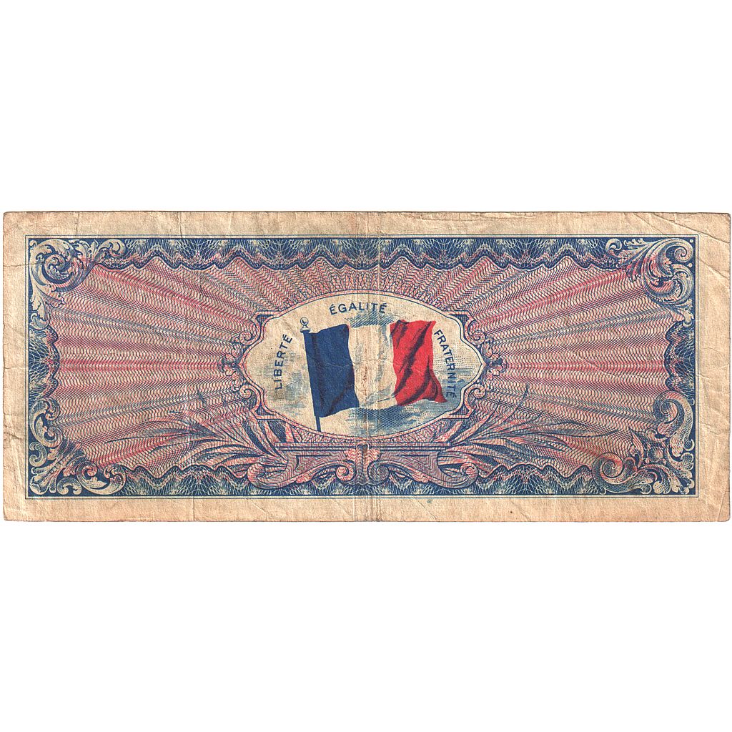 Francia, 500 Francs, Flag/France, 1944, 13303764, BC+, Fayette:21.1, KM:119a