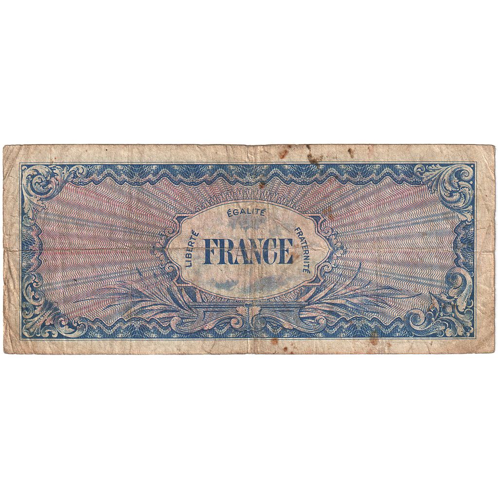 Francia, 50 Francs, Flag/France, 1944, 39155051, BC, Fayette:VF24.01, KM:122a