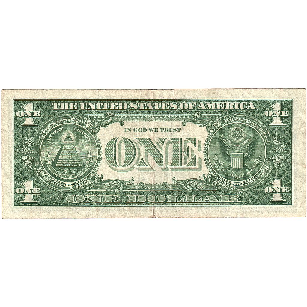 Nota, Estados Unidos da América, 1 Dollar, 1957, EF(40-45)