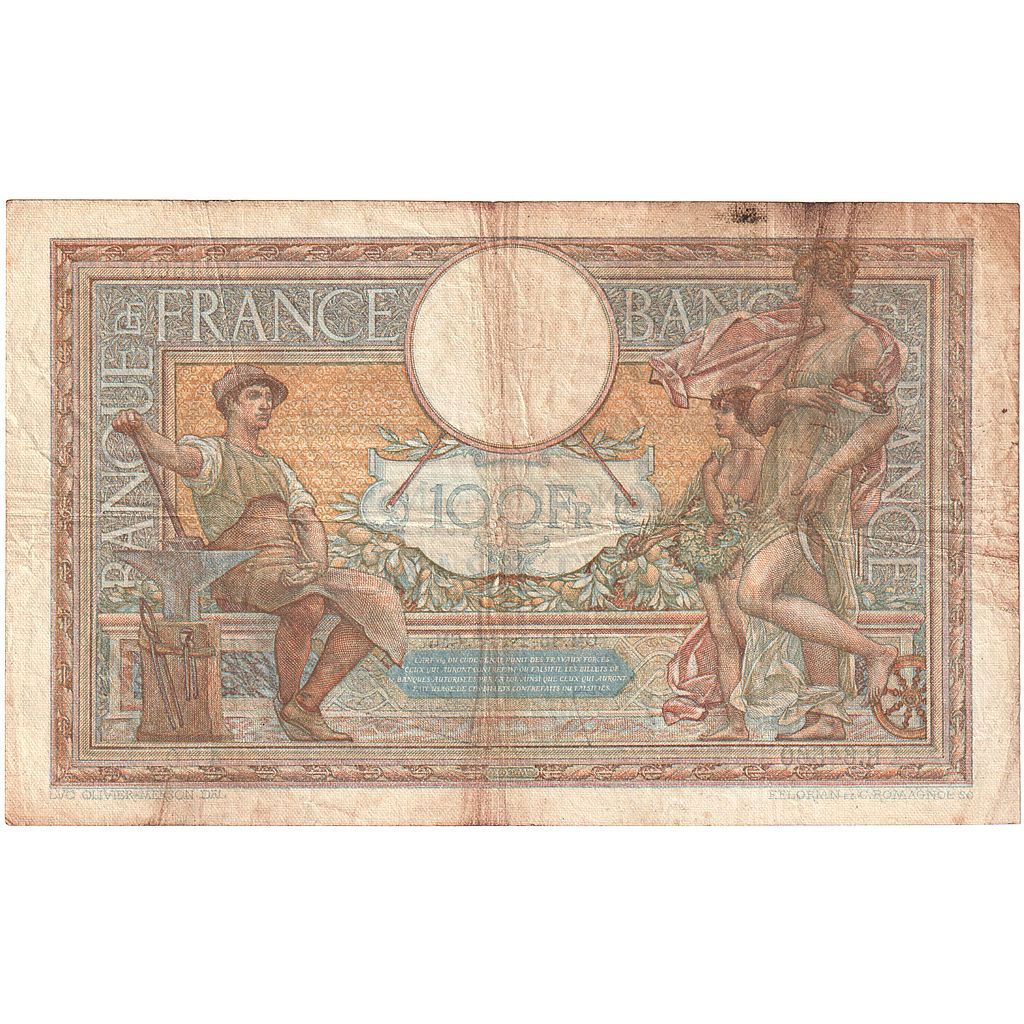 Frankrijk, 100 Francs, Luc Olivier Merson, 1939, R.64560, TTB, Fayette:25.43