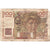 France, 100 Francs, Jeune Paysan, 1952, P.474, B+, Fayette:28.33, KM:128d