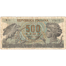 Banconote, Italia, 500 Lire, 1966, 1966-06-20, KM:93a, MB